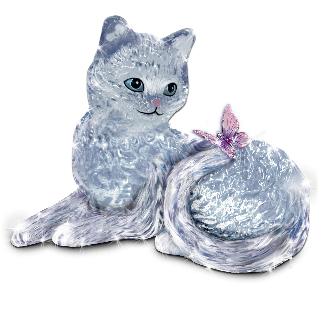Verliebtes Kätzchen - Katzenfigurine