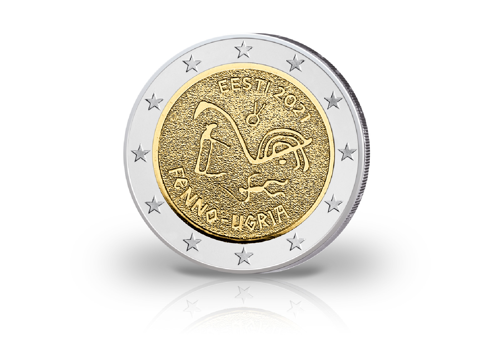 2 Euro 2021 Estland Finno-ugrische Völker