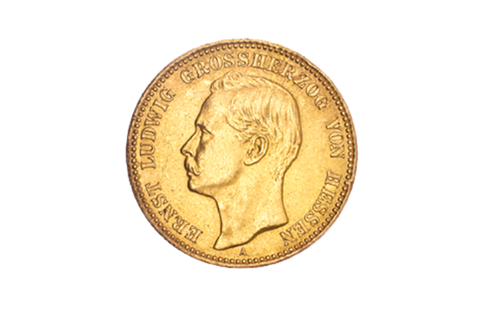 20 Mark Gold 1906 Hessen Ernst Ludwig Kaiserreich Jaeger-Nr. 226