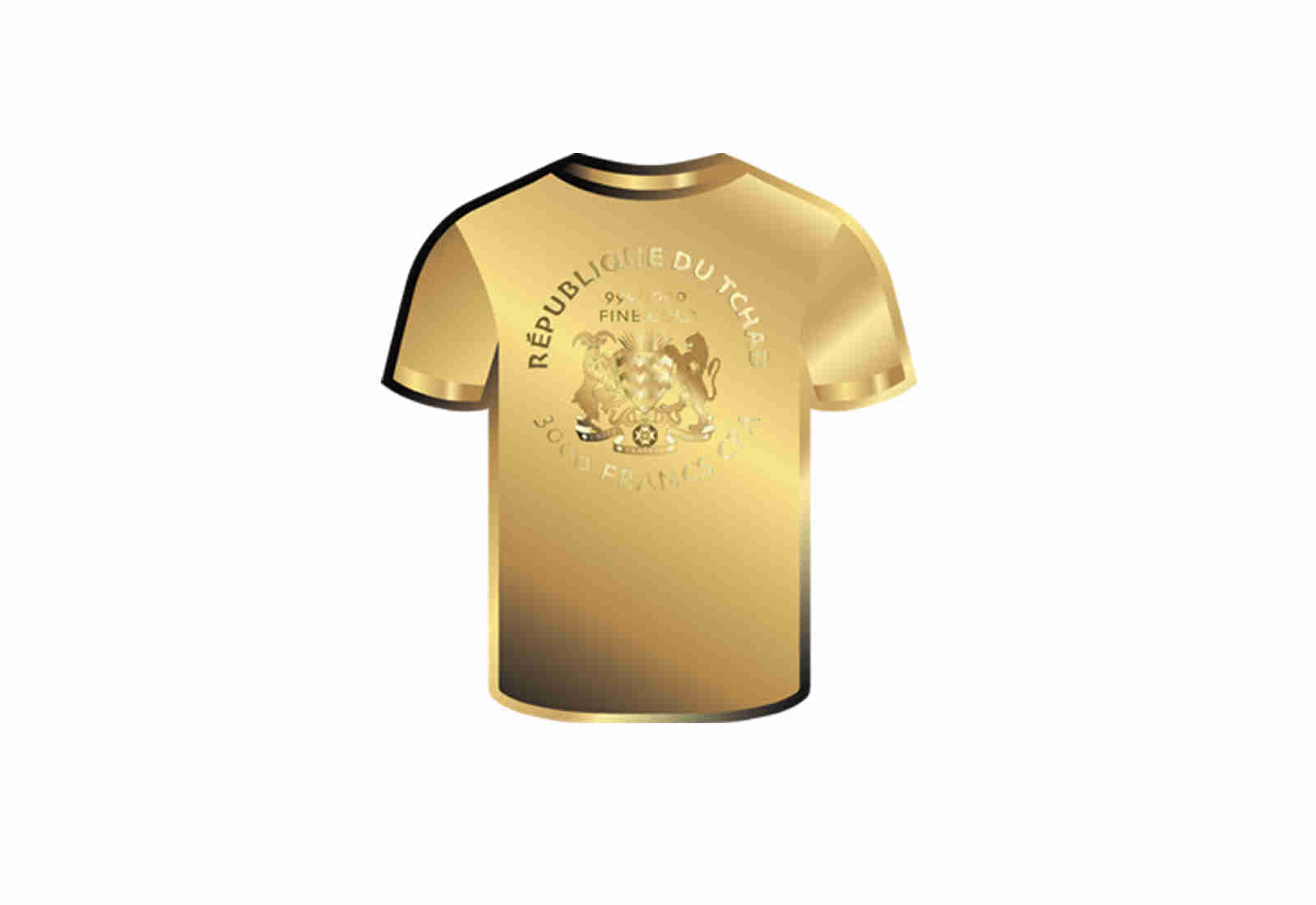Goldmünze Motiv "Trikot Monaco" 999/1000 Gold im Geschenketui