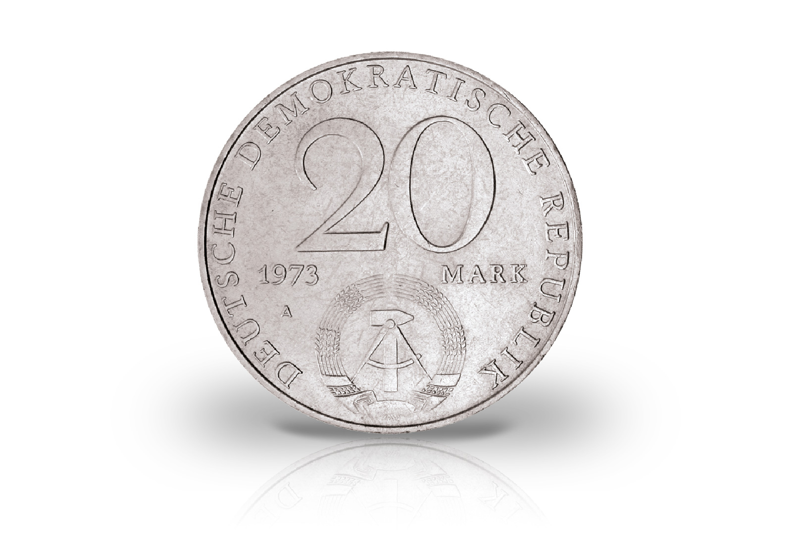 20 Mark Gedenkmünze 1973 DDR Otto Grotewohl Jaeger-Nr. 1548