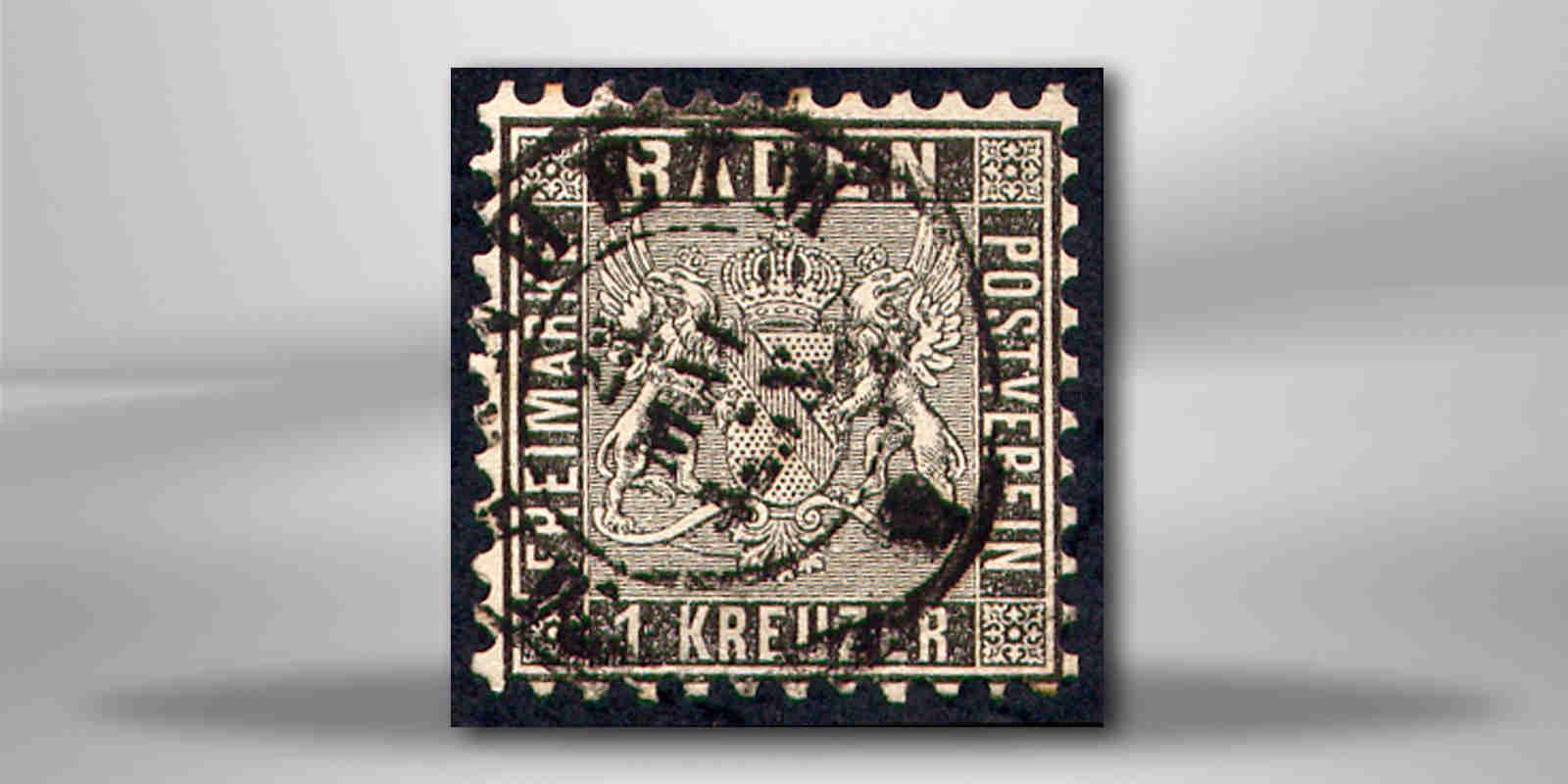 Briefmarke Altdeutschland Baden Freimarke 1863 Michel-Nr. 13 a gestempelt 
 