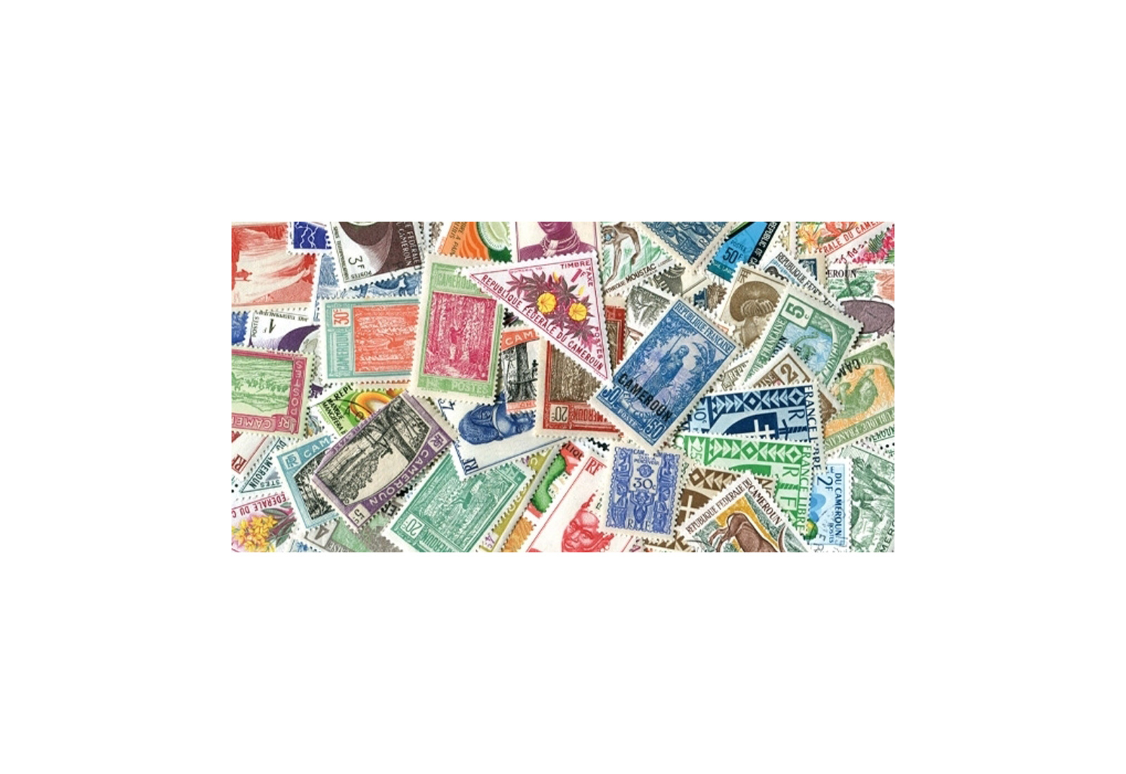 Kamerun 100 verschiedene Briefmarken postfrisch/gestempelt