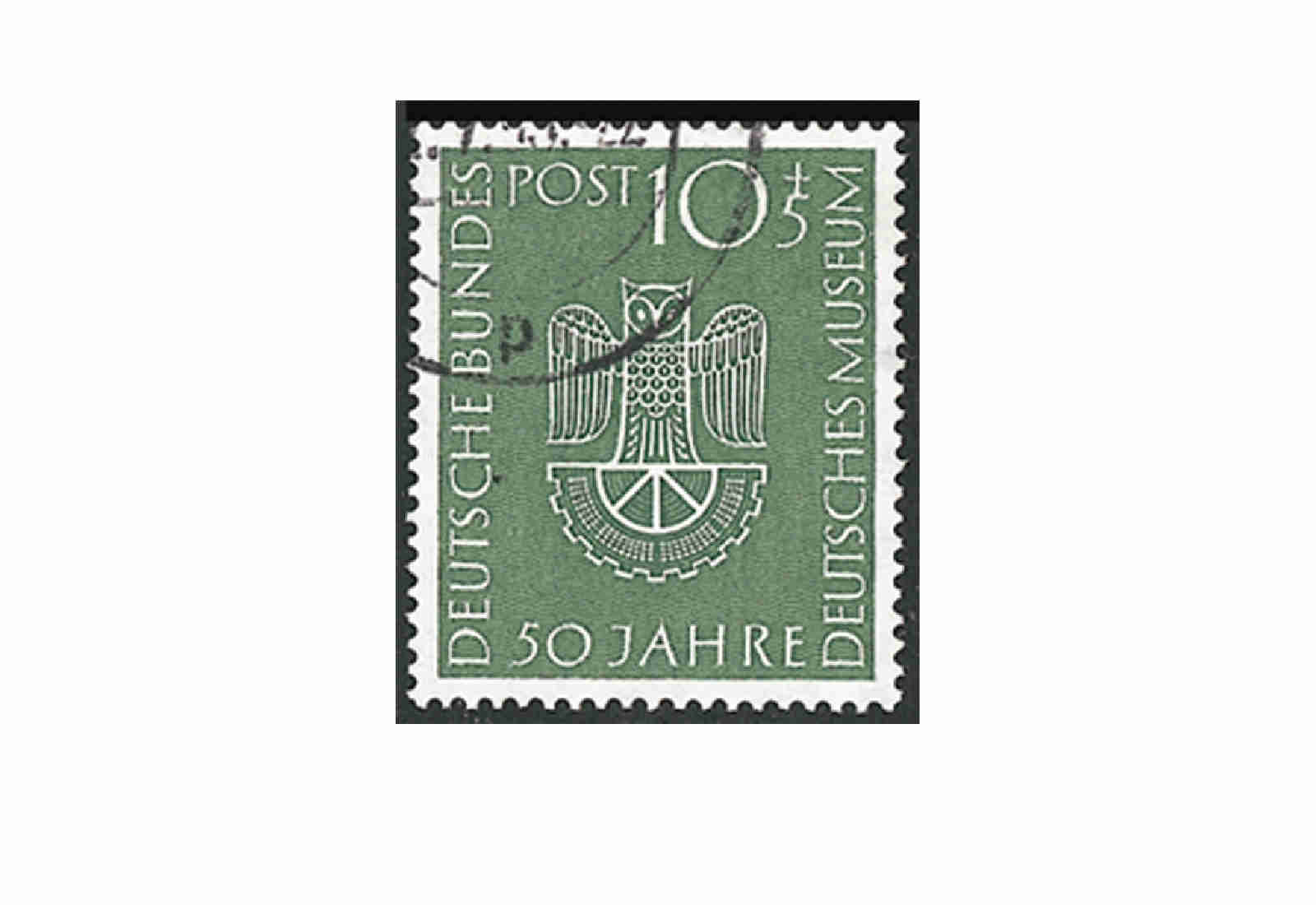 Briefmarke BRD 50 Jahre deutsches Museum 1953 Michel-Nr. 163 gestempelt