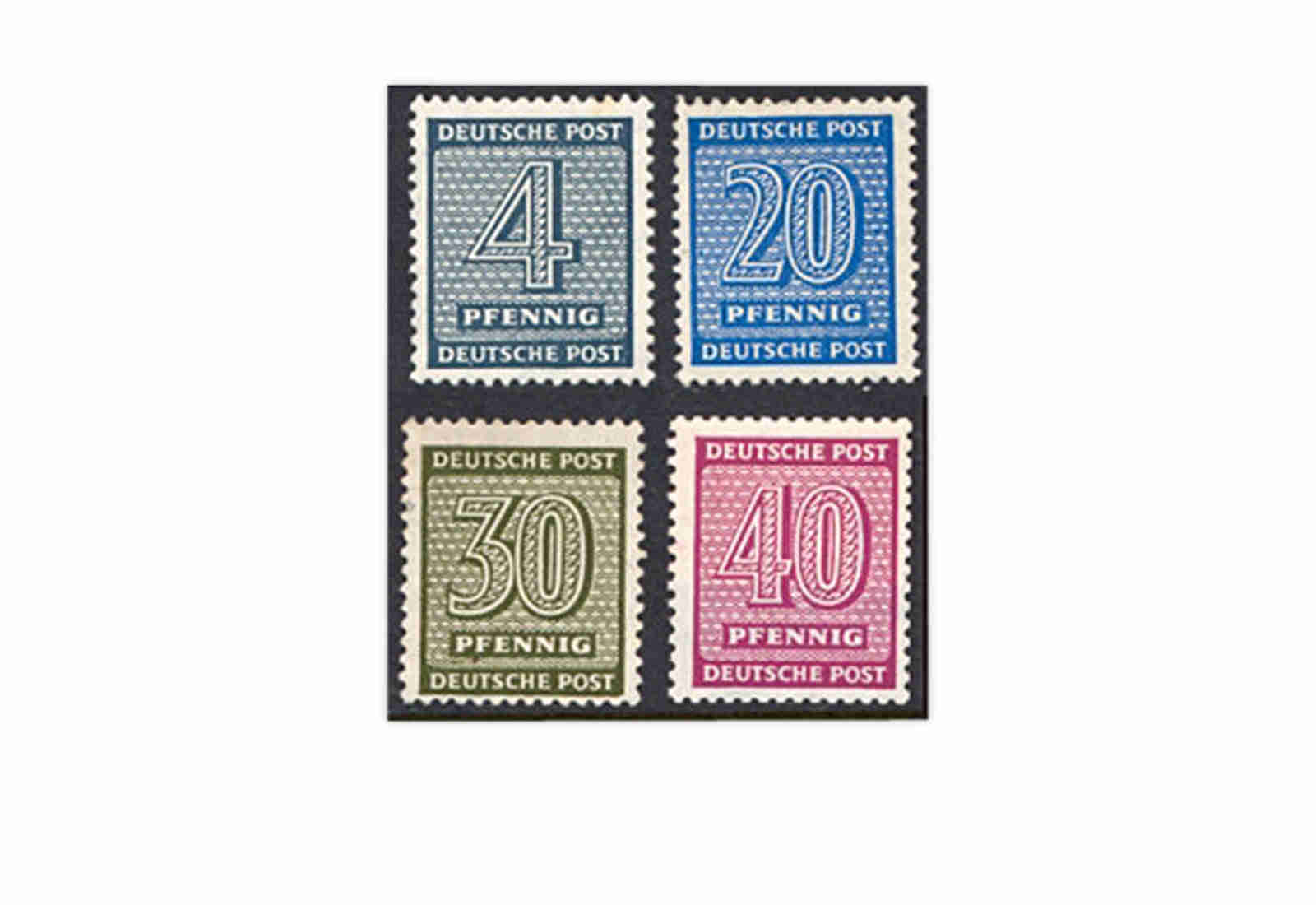 SBZ Mi.Nr. 127Xz/136Xz gestempelt