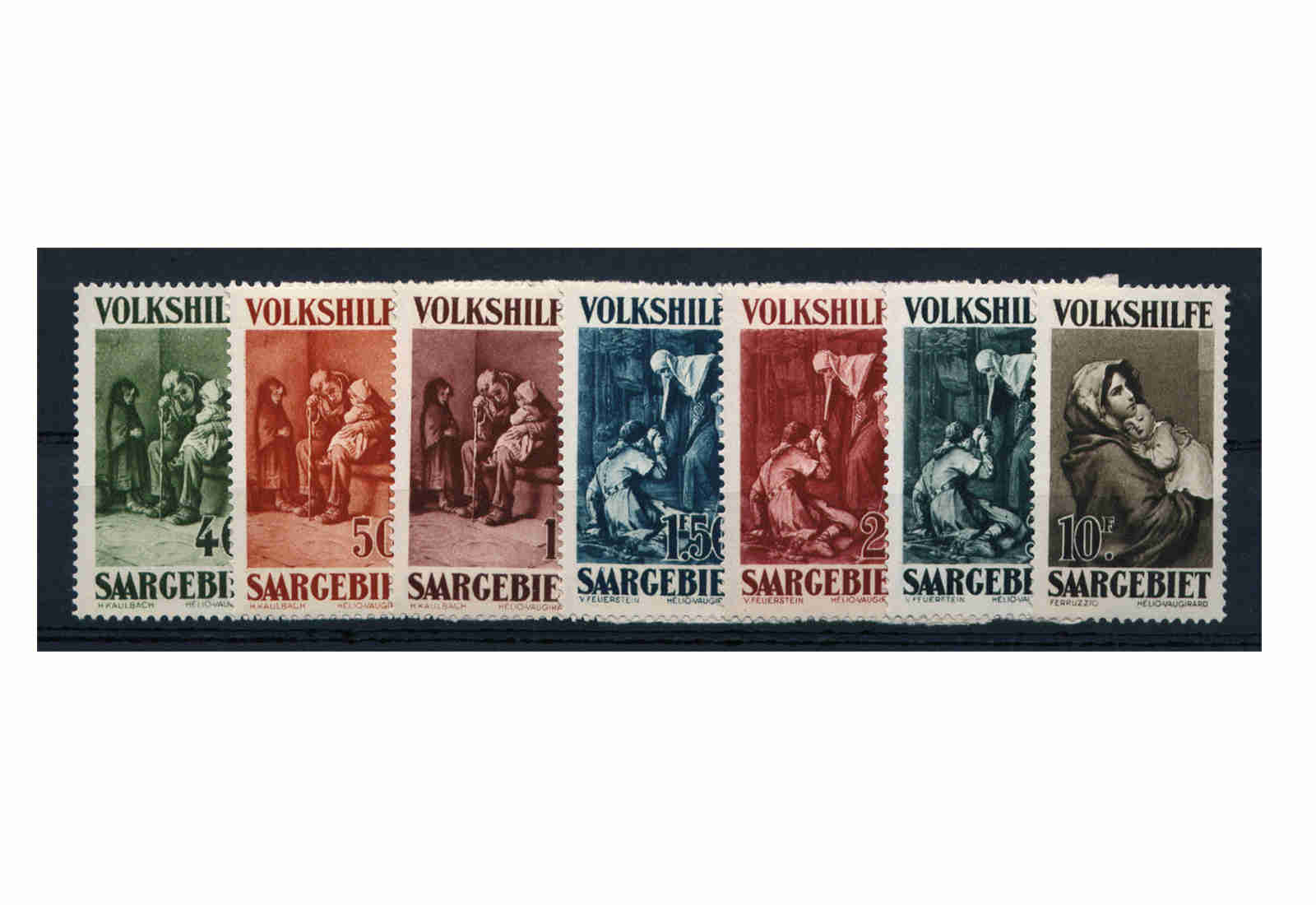 Briefmarken Saar 135/41 gest.