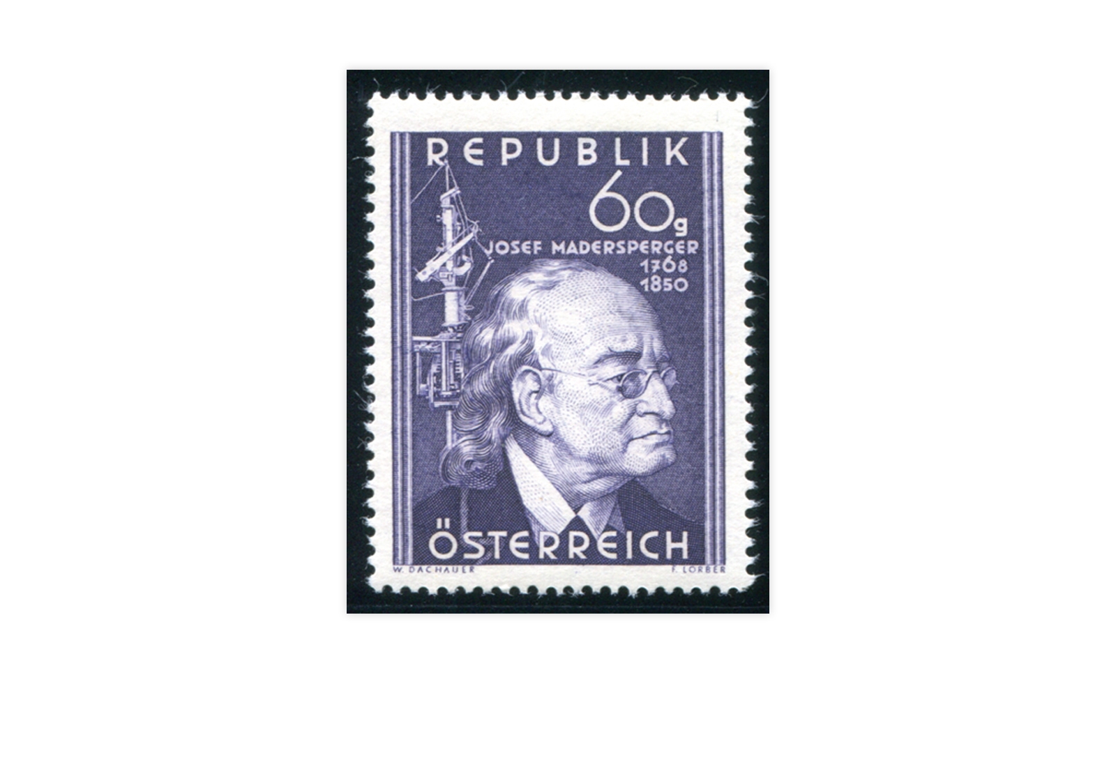 Briefmarke Österreich Josef Madersprenger 1950 Michel-Nr. 951 postfrisch