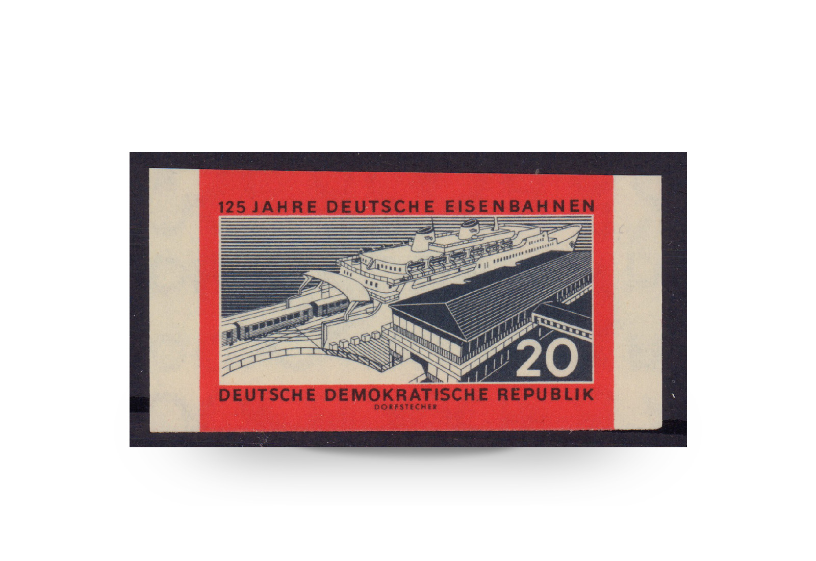 Briefmarke DDR 125 Jahre Deutsche Eisenbahn Michel-Nr. 805 B postfrisch