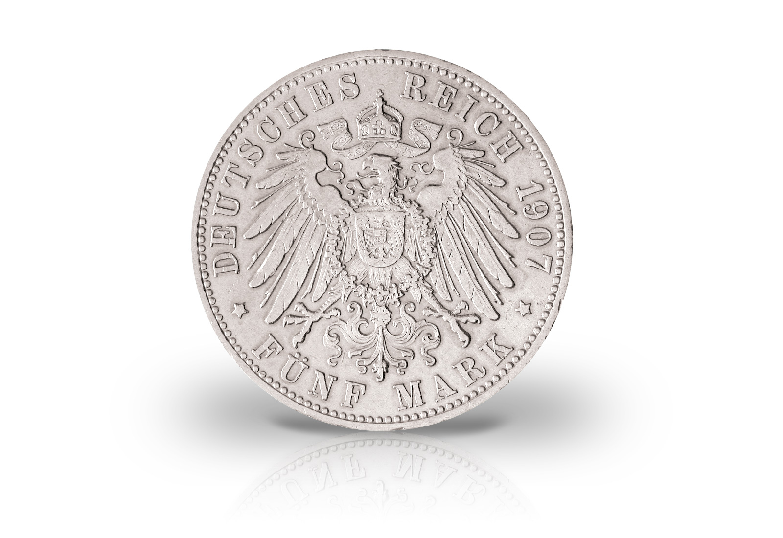 5 Mark 1902-1907 Deutsches Kaiserreich Baden Großherzog Friedrich I. Jaeger-Nr. 33