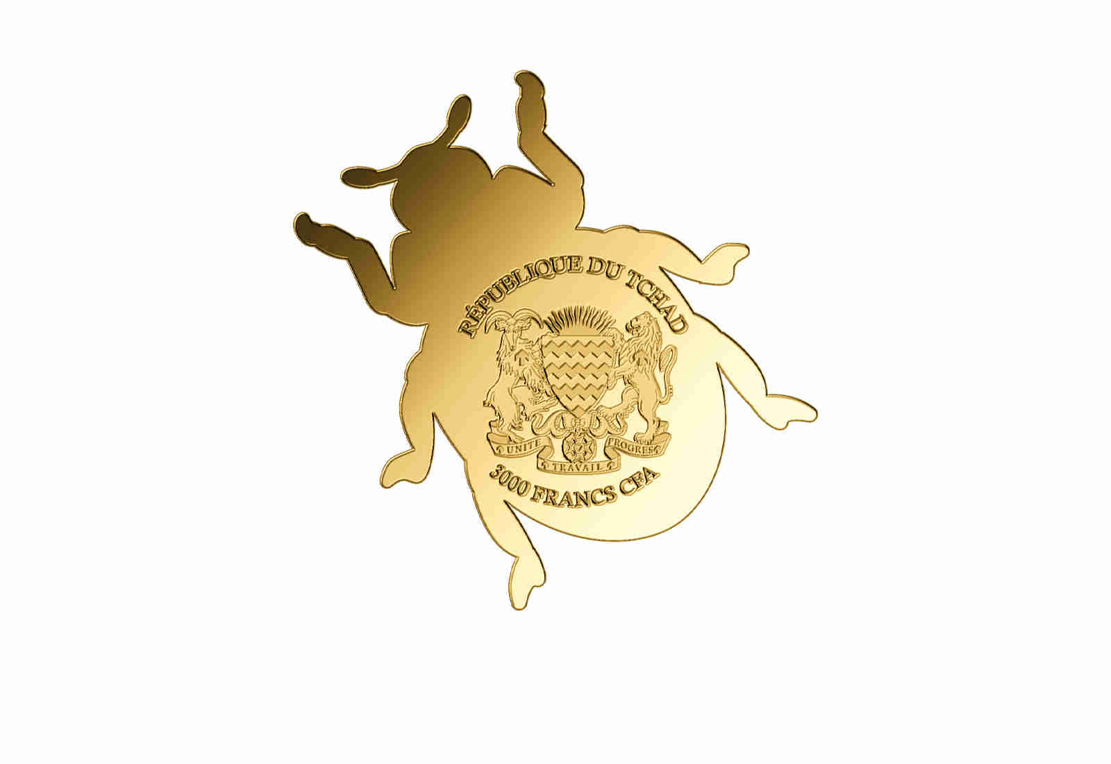 Goldmünze Motiv Marienkäfer Glück 999/1000 Gold Geschenk