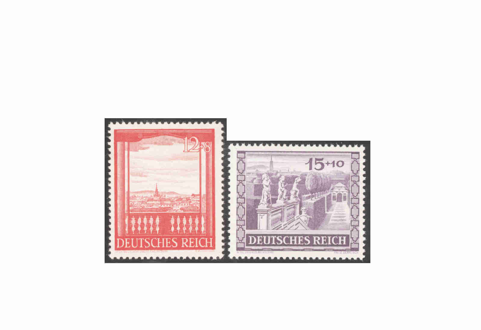 Briefmarken Deutsches Reich Wiener Messe 1941 Michel-Nr. 804/805 postfrisch