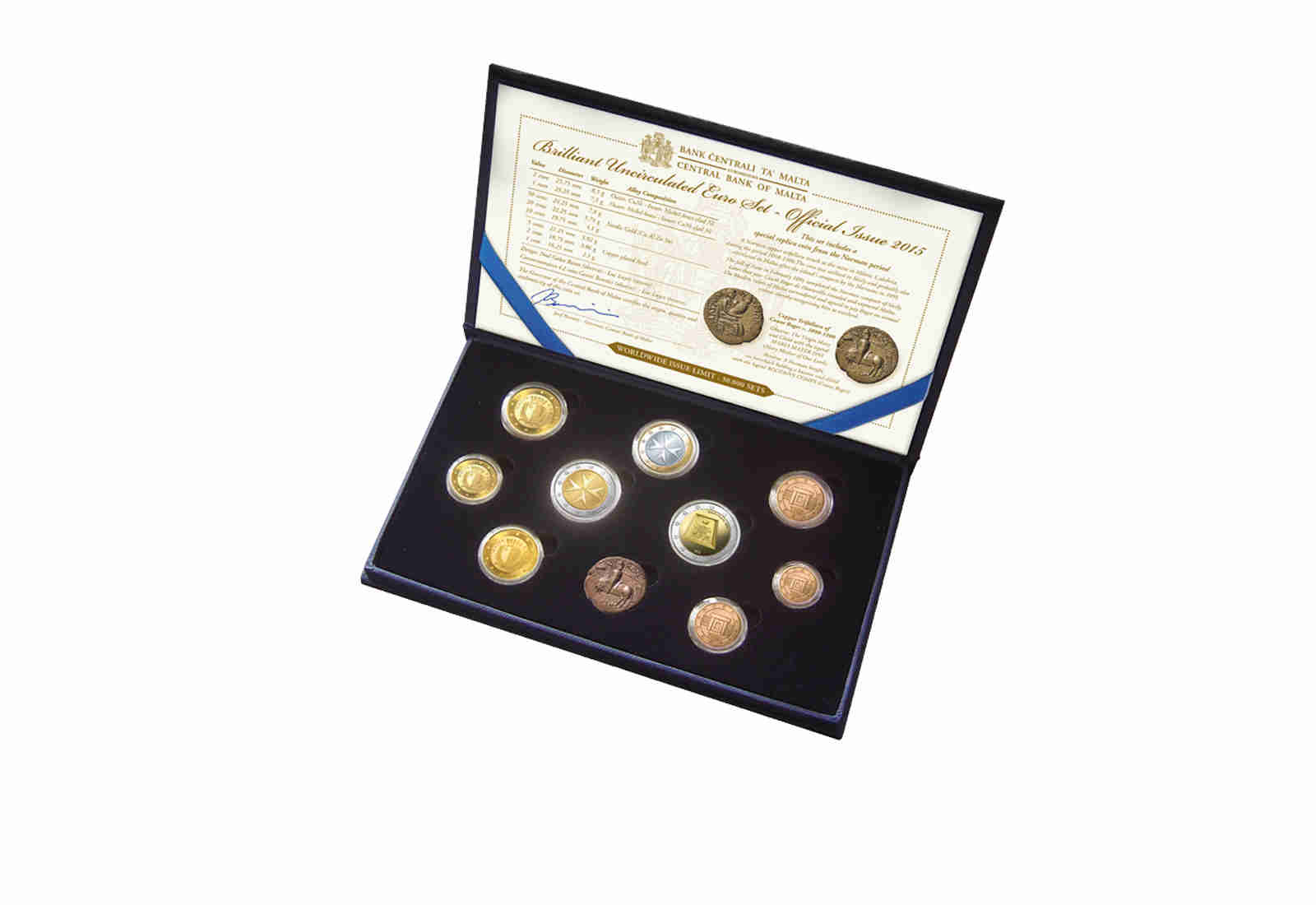 Kursmünzensatz 2015 Malta st inkl. 2 Euro Gedenkmünze