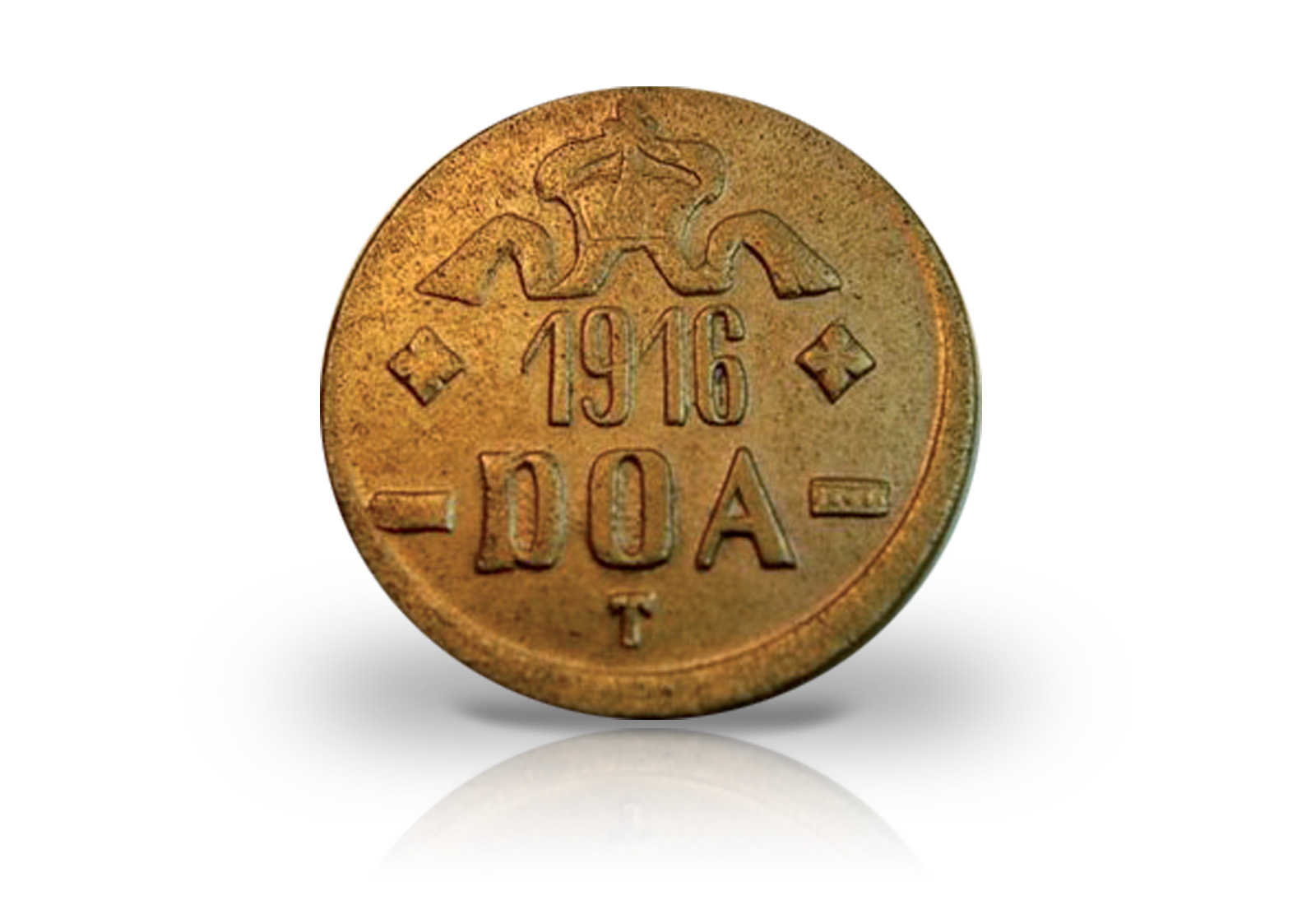 20 Heller 1916 Deutsch-Ostafrika mit kleiner Krone Jaeger-Nr. 727