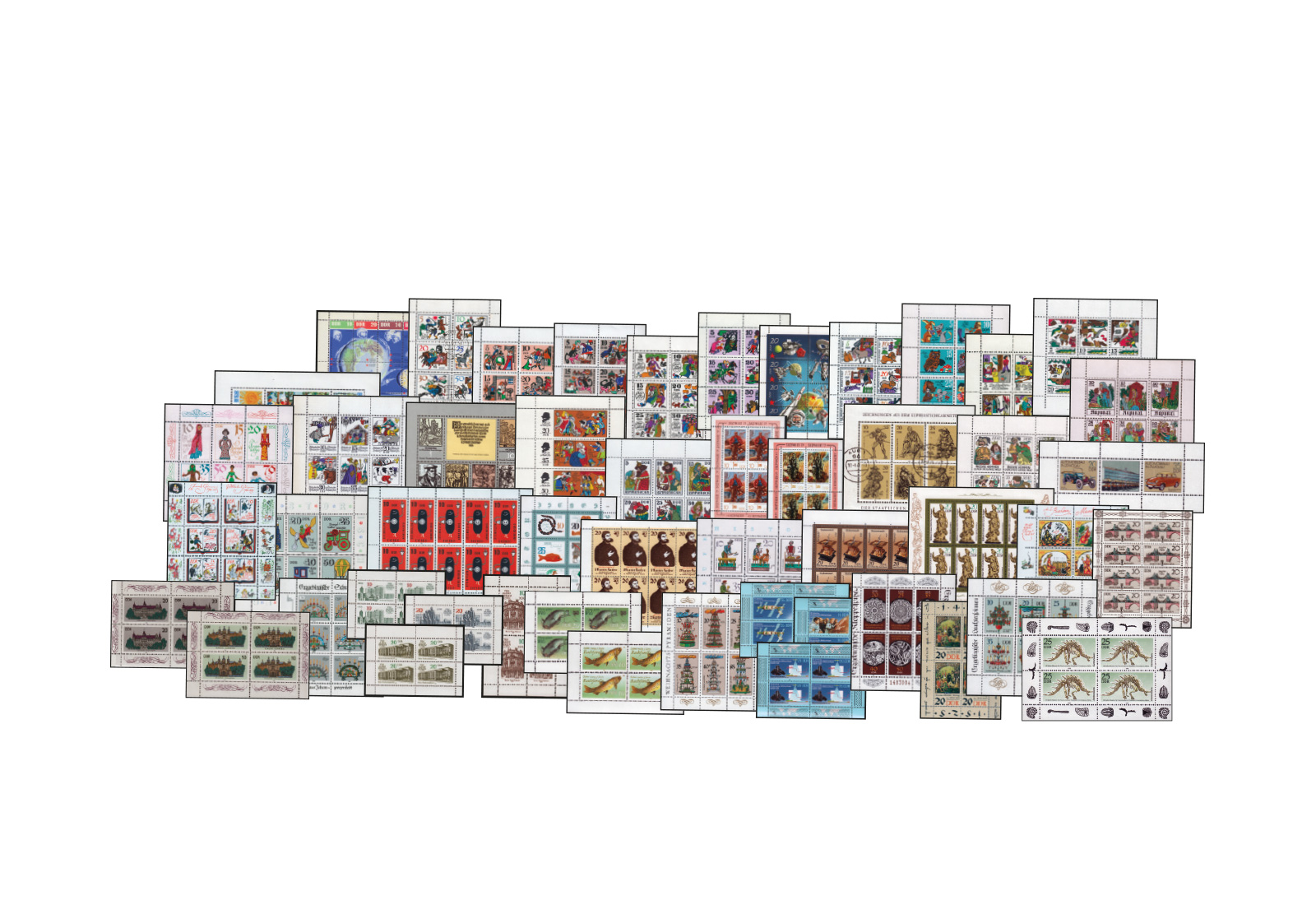 Briefmarken DDR Kleinbogen Ausgaben 1962-1990 postfrisch