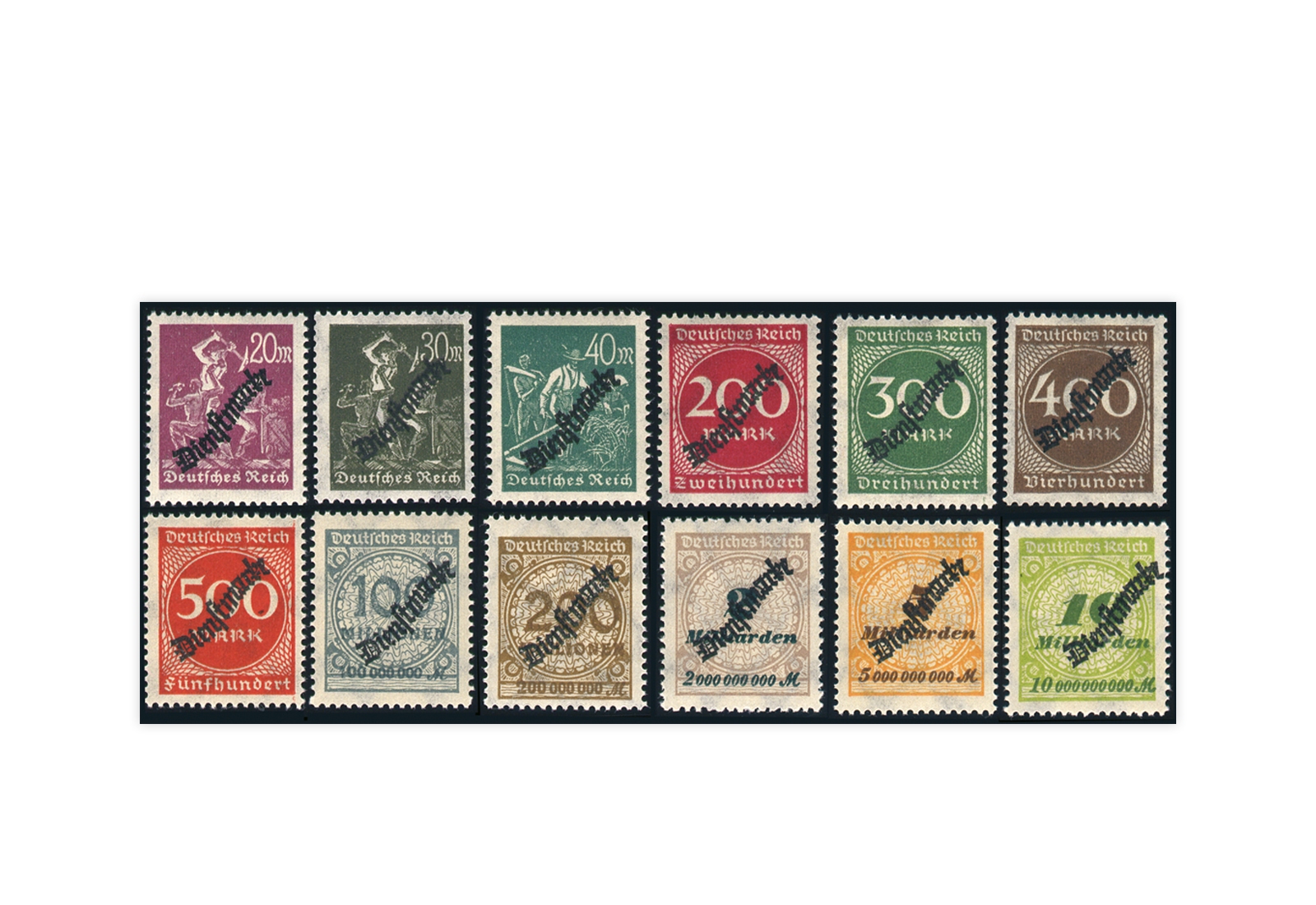 Deutsches Reich Mi. Nr. D 75/88 postfrisch