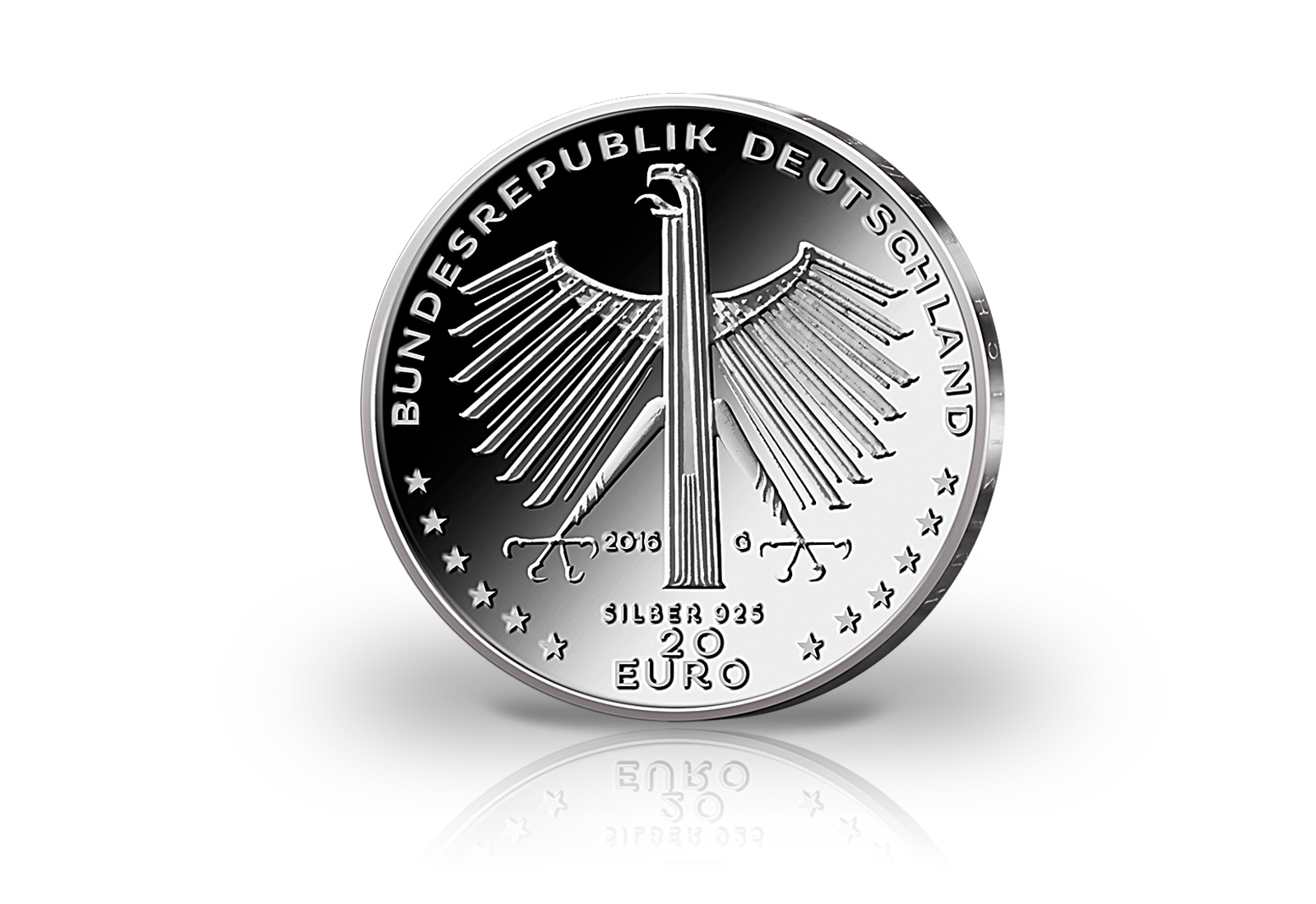 20 Euro Silbermünze 2016 Deutschland 125. Geburtstag von Otto Dix st