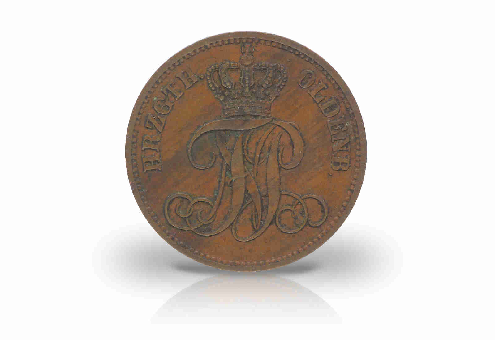3 Schwaren 1858-1869 Oldenburg Wappen AKS 32