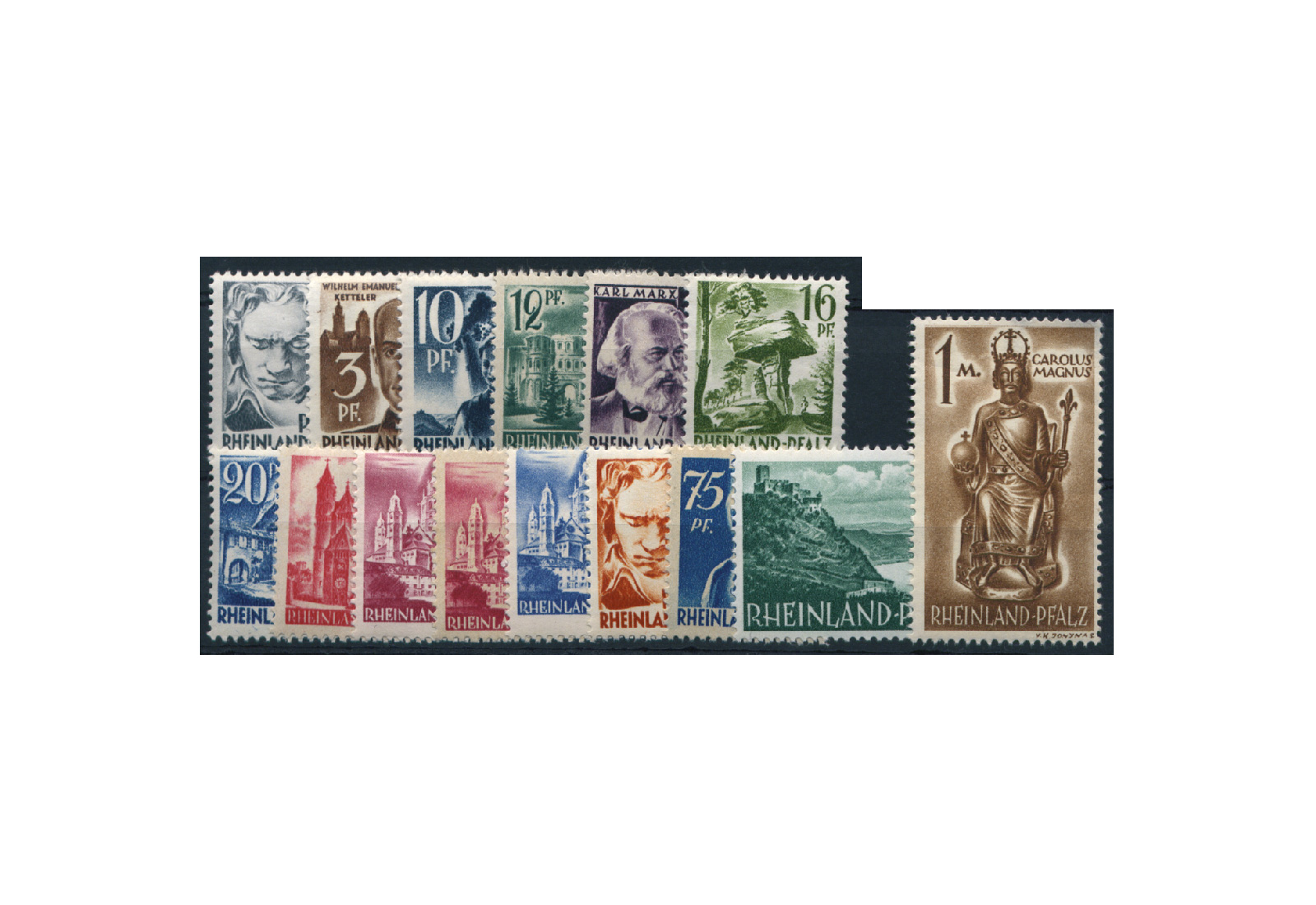 Rheinland Pfalz Mi.Nr. 1/15 postfrisch