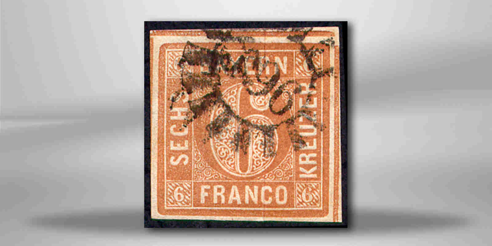 Briefmarke Altdeutschland Bayern Freimarke 1850 Michel-Nr. 4 II gestempelt