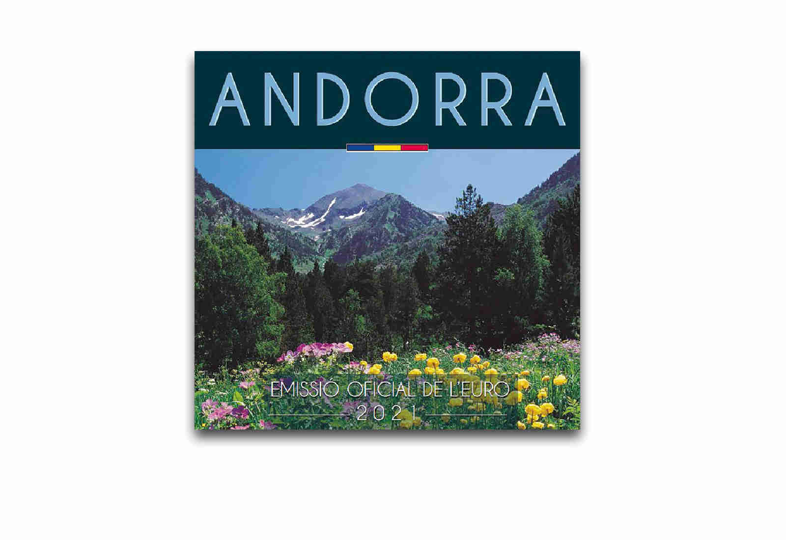 Kursmünzensatz 2021 Andorra st im Blister