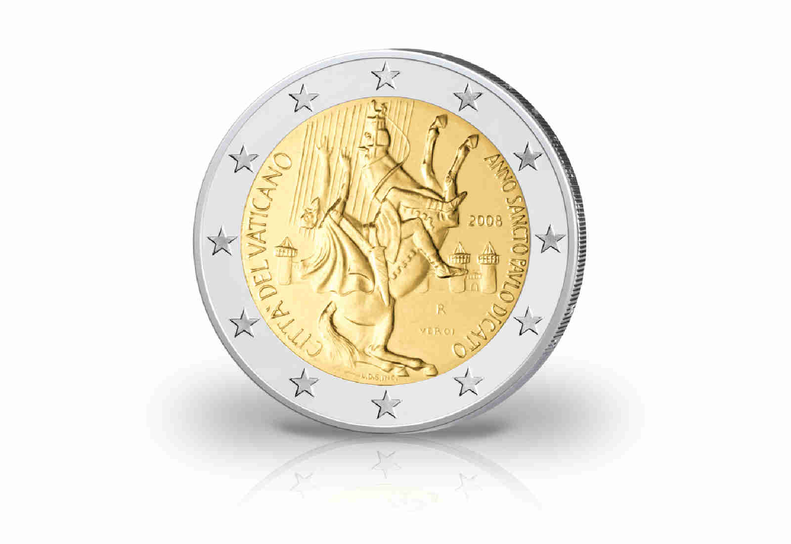 2 Euro 2008 Vatikan Paulusjahr st im Blister
