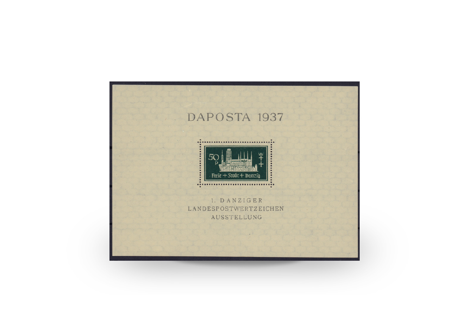 Briefmarken Danzig DAPOSTA 1937 Block 1 b postfrisch