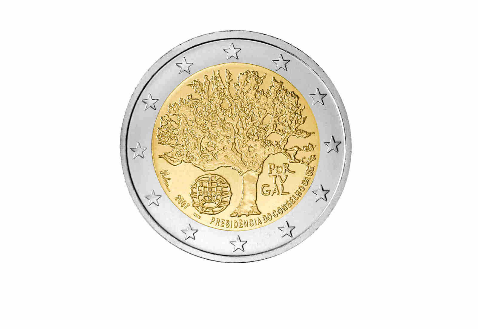 2 Euro 2007 Portugal Ratspräsidentschaft