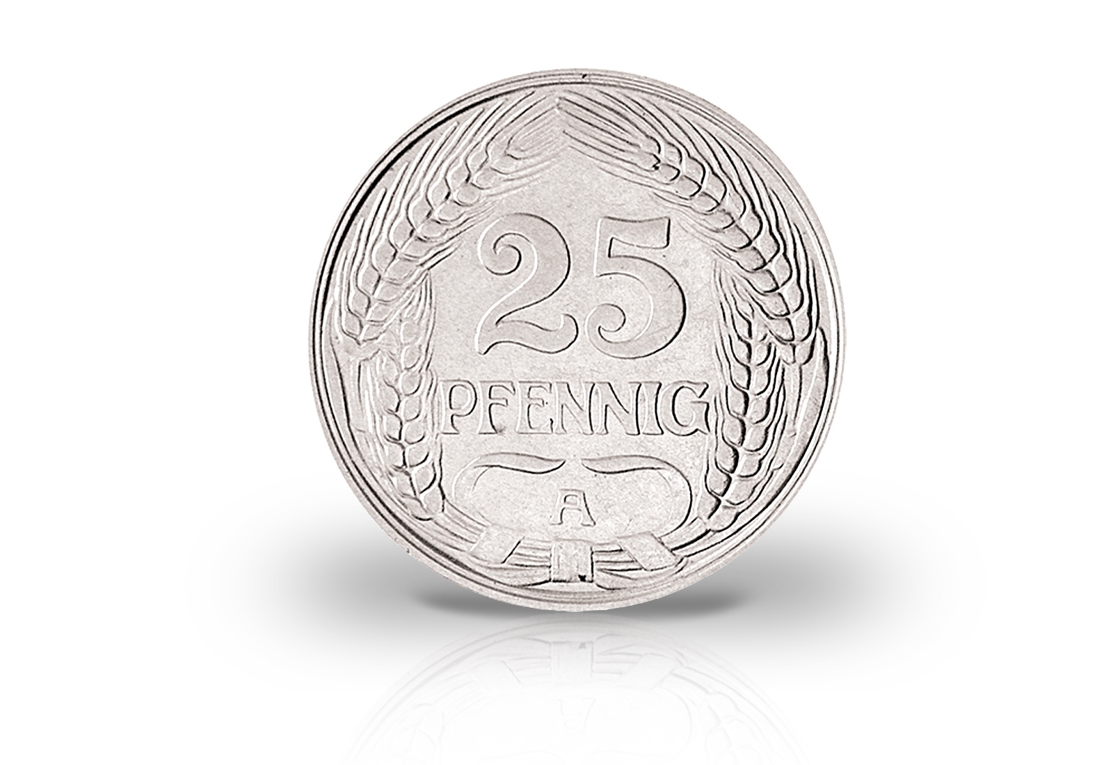 25 Pfennig 1909-1912 Deutsches Kaiserreich Großer Adler Jaeger-Nr. 18