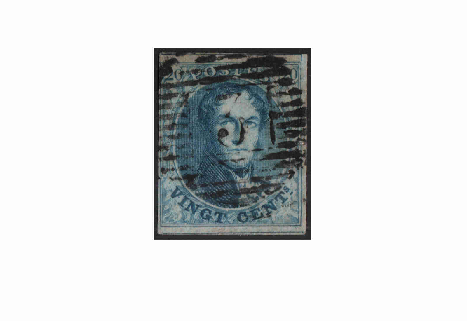 Belgien Leopold I. 1851/1854 Michel-Nr. 4 B gestempelt