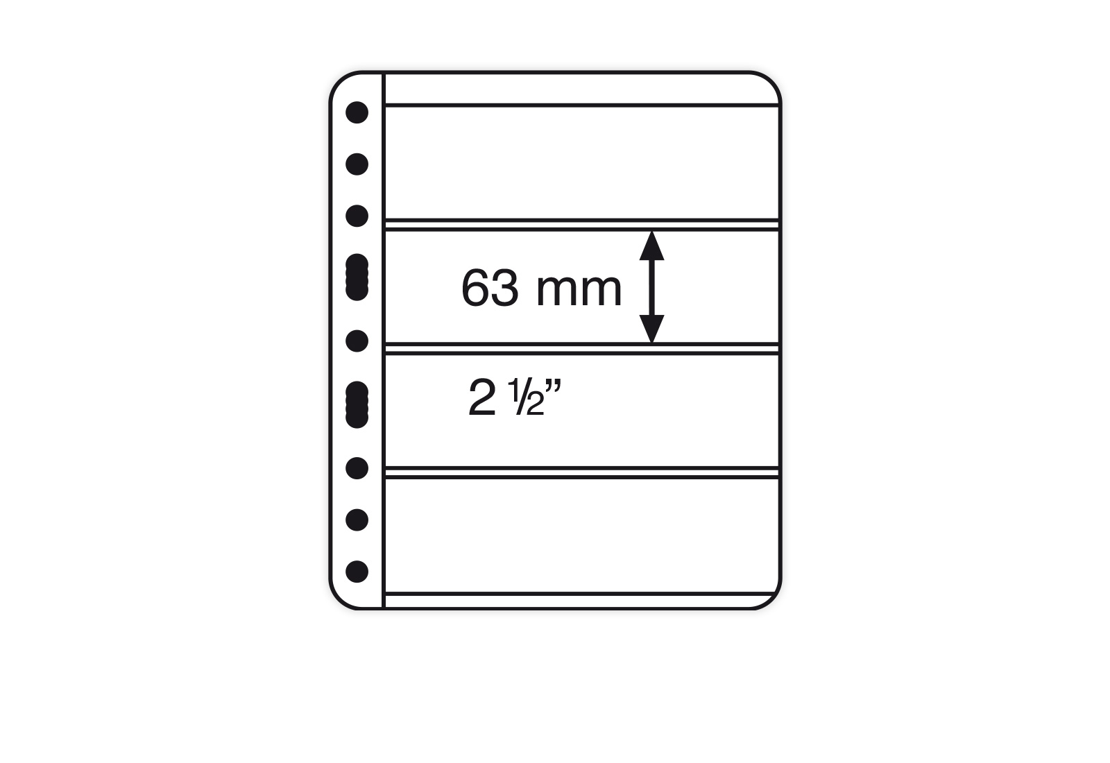 VARIO-PLUS-Hüllen mit 4 Einteilungen (schwarz)