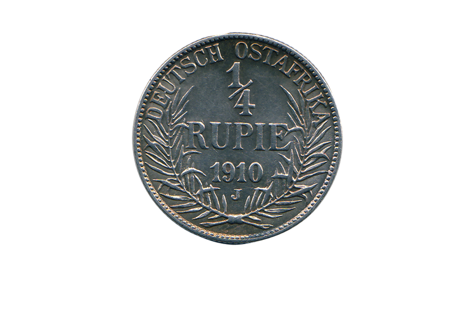 1/4 Rupie 1904-1914 Deutsch-Ostafrika Jaeger-Nr. 720