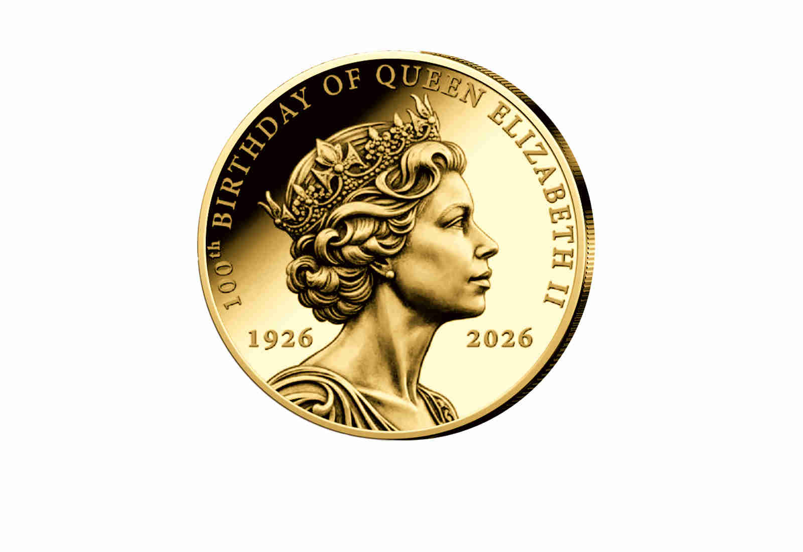 0,5 g Goldmünze 2026 - 100. Geburtstag Queen Elizabeth II PP