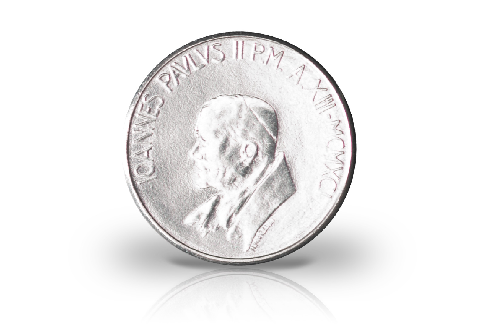 50 Lire 1991 Vatikan Papst Johannes Paul II. Taufe