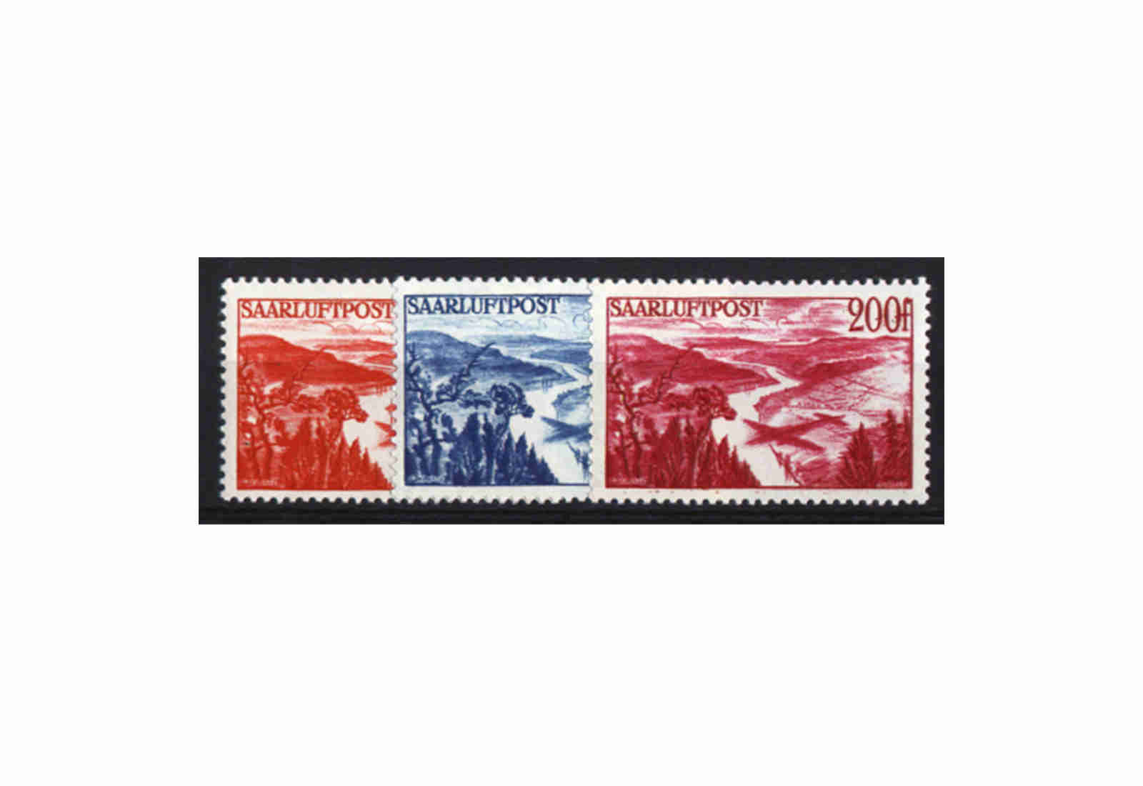 Briefmarke Saar 252/54 **
