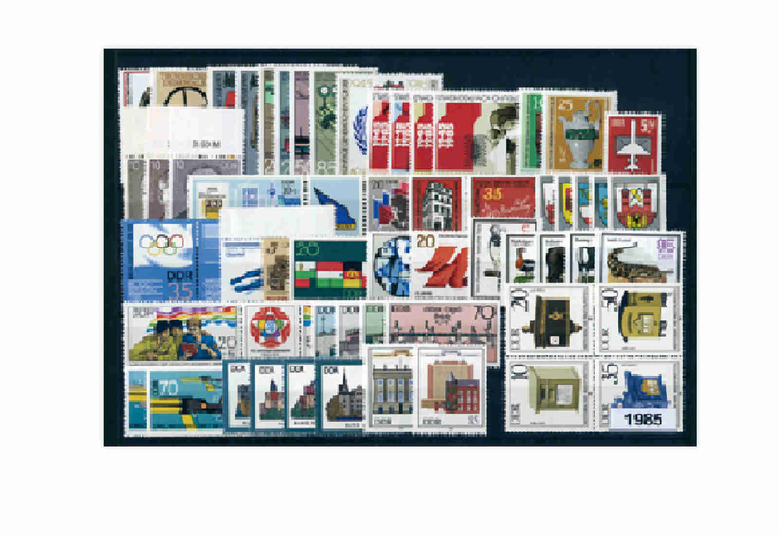 Briefmarken DDR Jahrgang 1985 Michel-Nr. 2920-2992 gestempelt