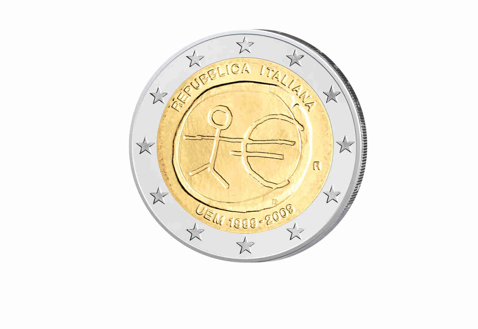 2 Euro 2009 Italien 10 Jahre WWU Gemeinschaftsausgabe
