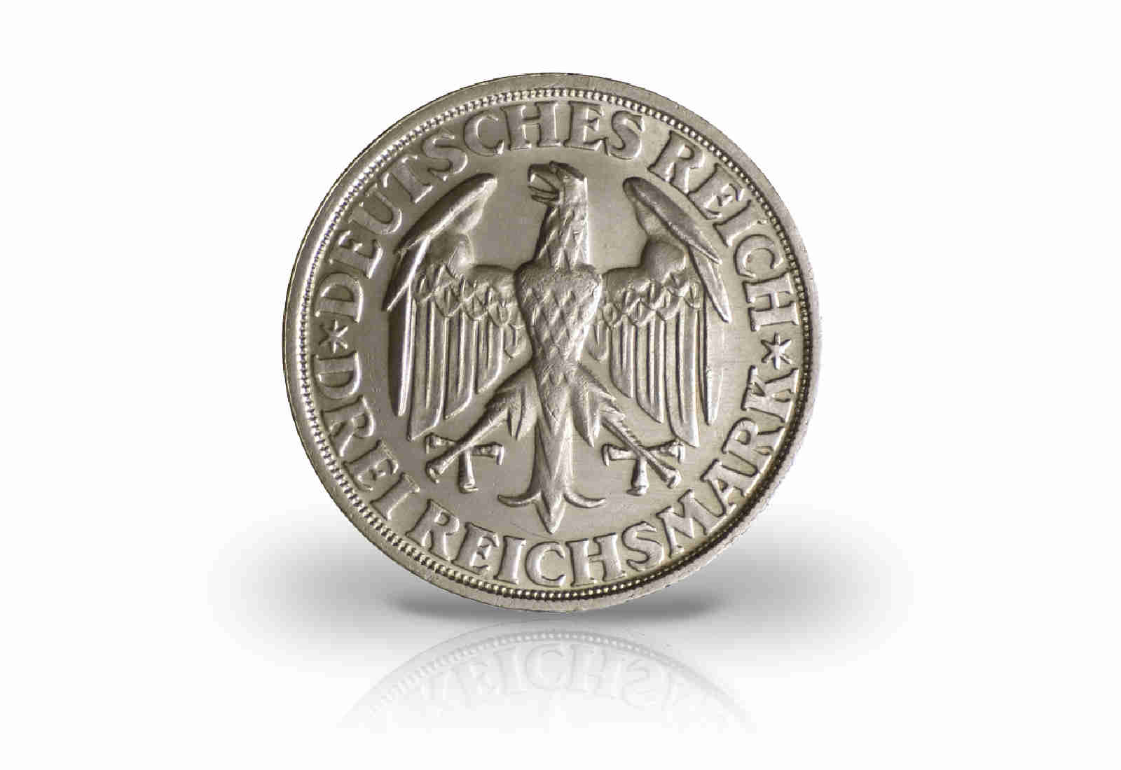 3 Reichsmark 1928 Weimarer Republik 1000 Jahre Dinkelsbühl Jaeger-Nr. 334