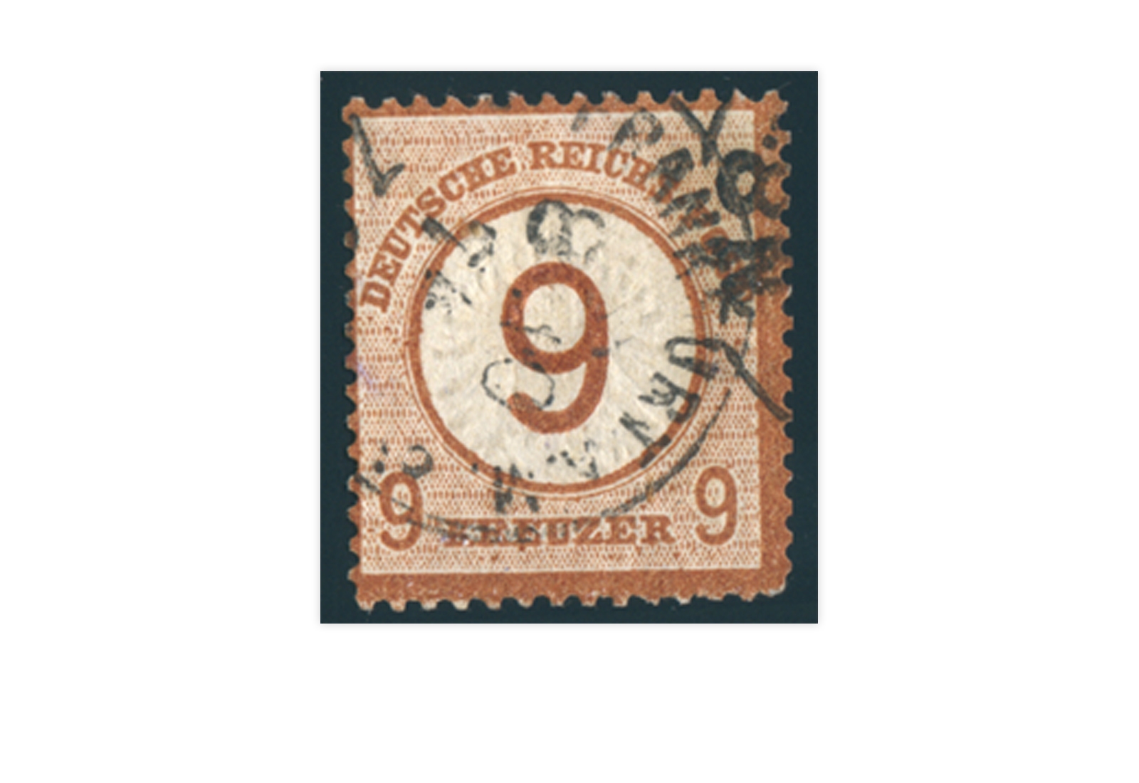 Briefmarke Deutsches Reich Brustschild 1872 Michel-Nr. 30 gestempelt