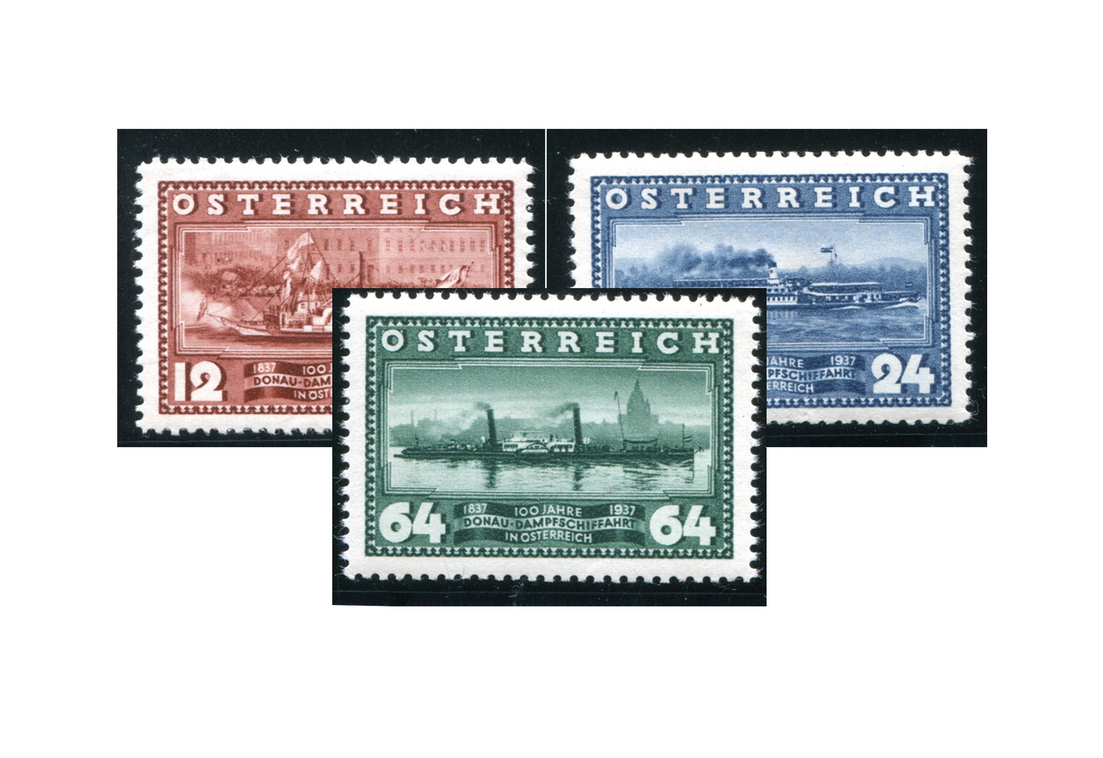1. Republik Österreich Mi.Nr. 639/641 Falz