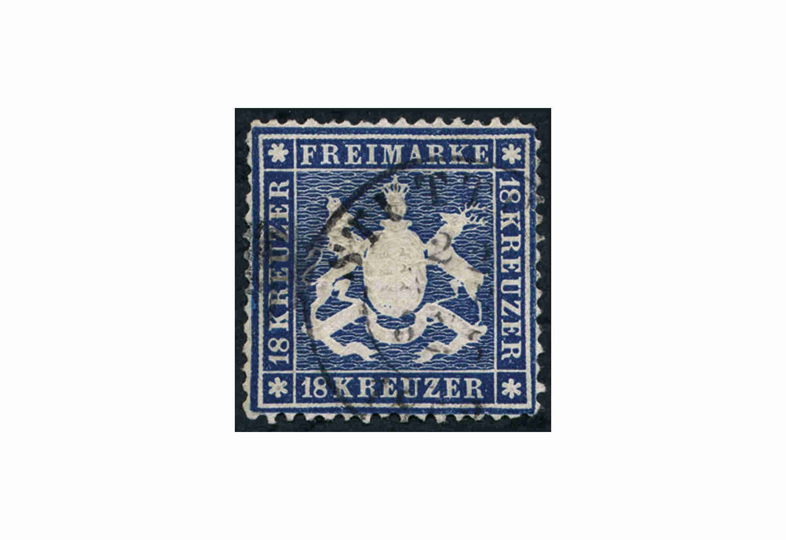 Briefmarke Altdeutschland Württemberg Freimarke 1862 Michel-Nr. 20 y gestempelt geprüft