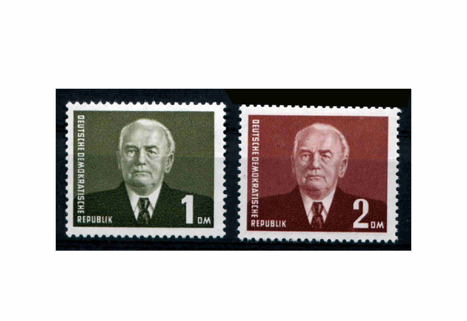 DDR Freimarken-Serie Pieck III Michel Nr. 342/3 postfrisch