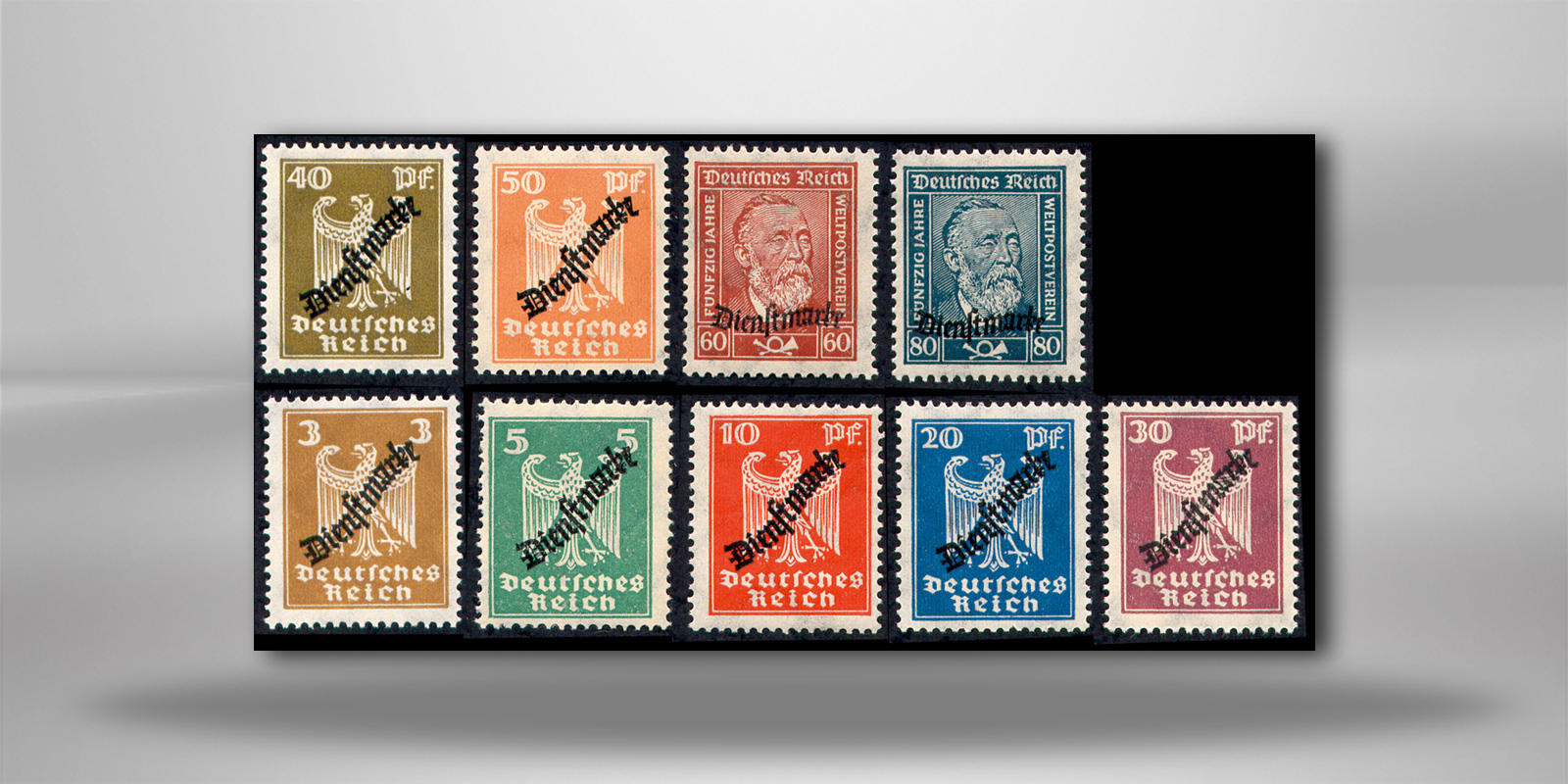 Deutsches Reich Mi. Nr. D 105/13 postfrisch