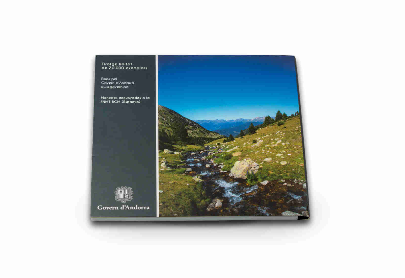 Leerblister für offiziellen Kursmünzsatz "Andorra" 2014