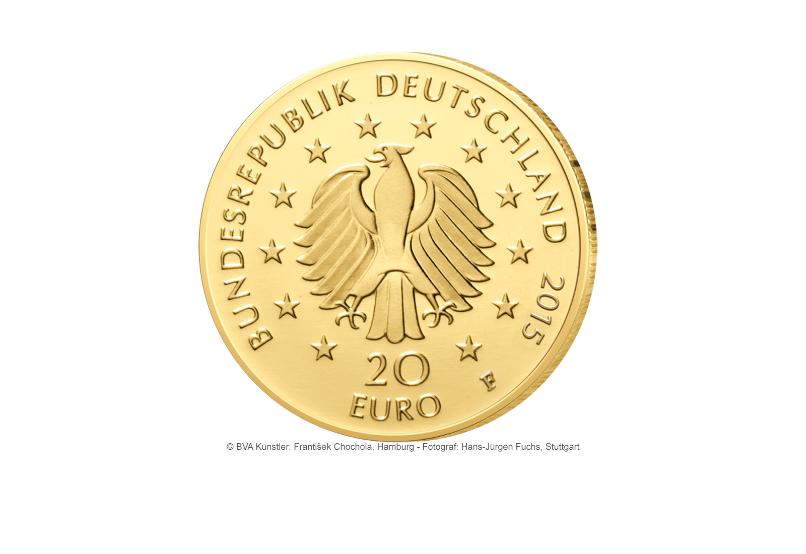 20 Euro 2015 Goldmünze Deutschland Linde Prägestätte unserer Wahl