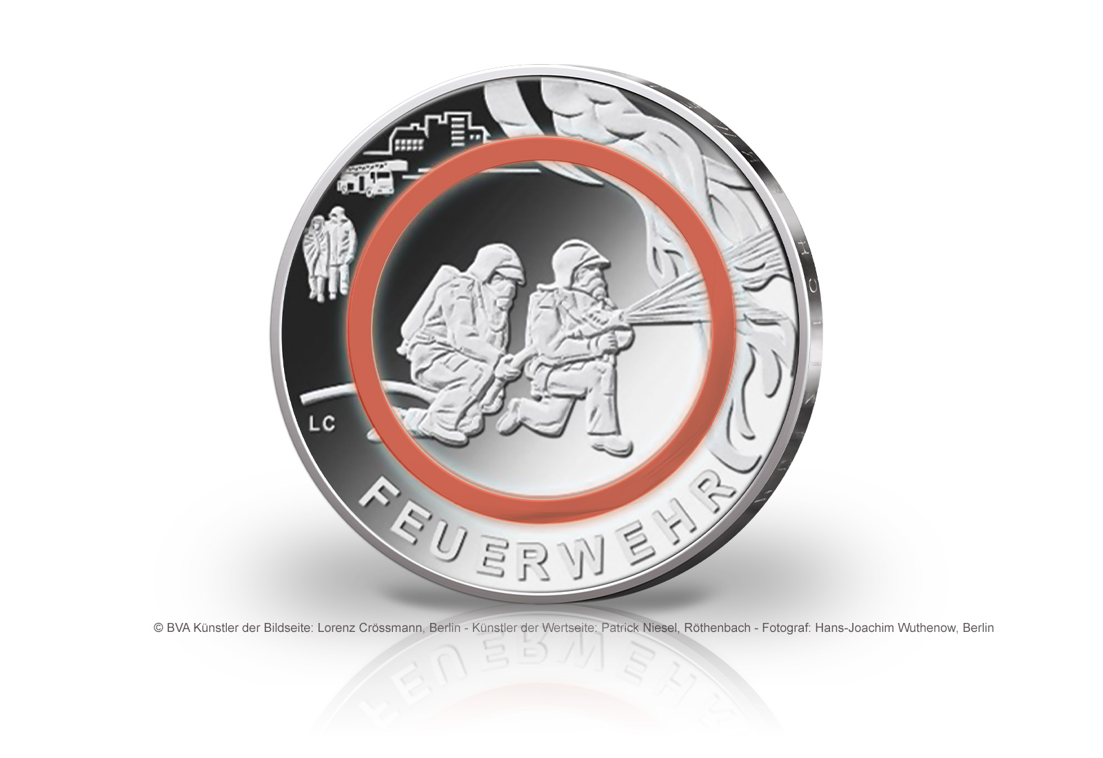 10 Euro 2023 Deutschland Feuerwehr-Im Dienst der Gesellschaft Prägestätte A-J st