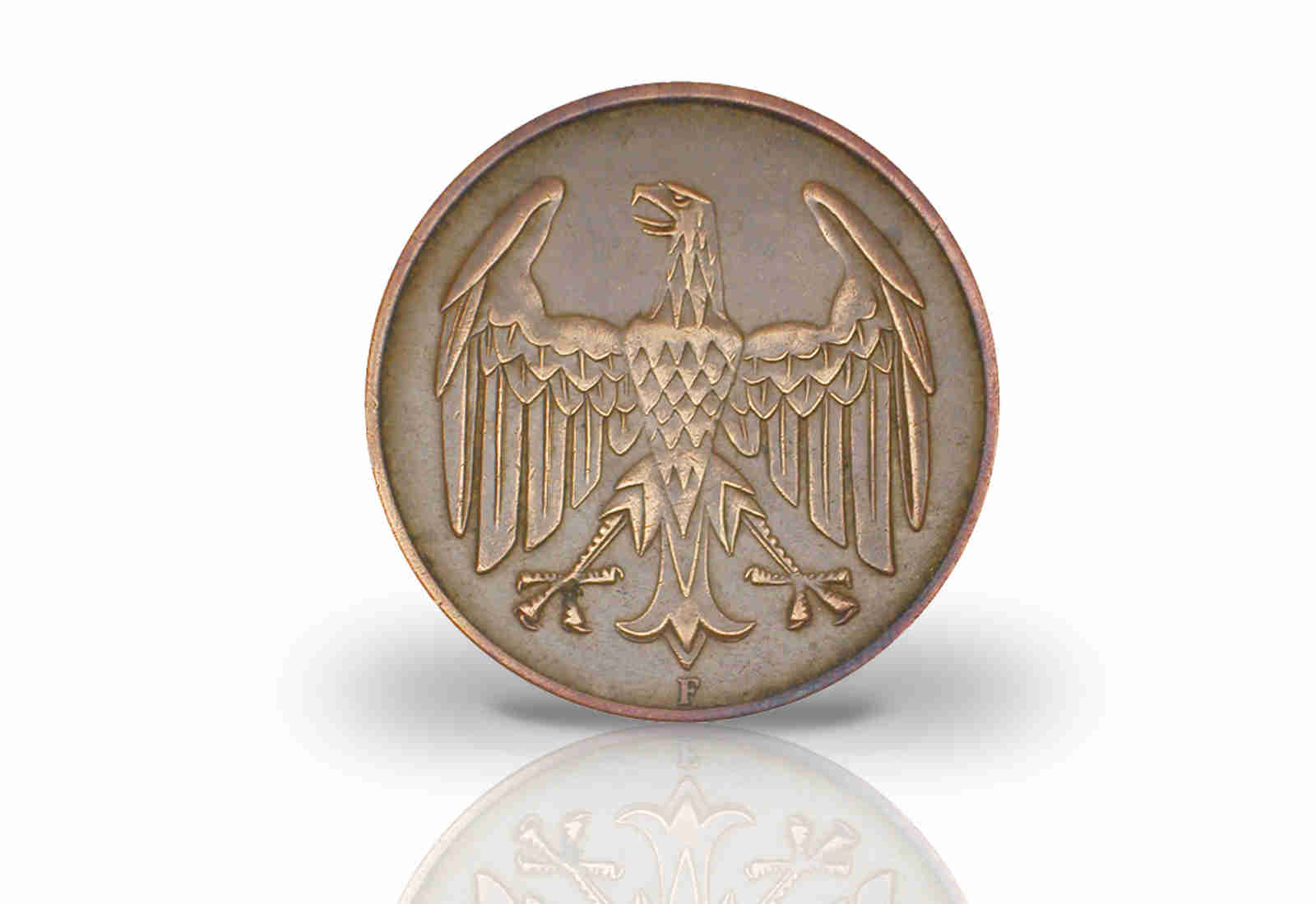 4 Pfennig 1932 Weimarer Republik Brüningtaler Prägestätte D Jaeger-Nr. 315