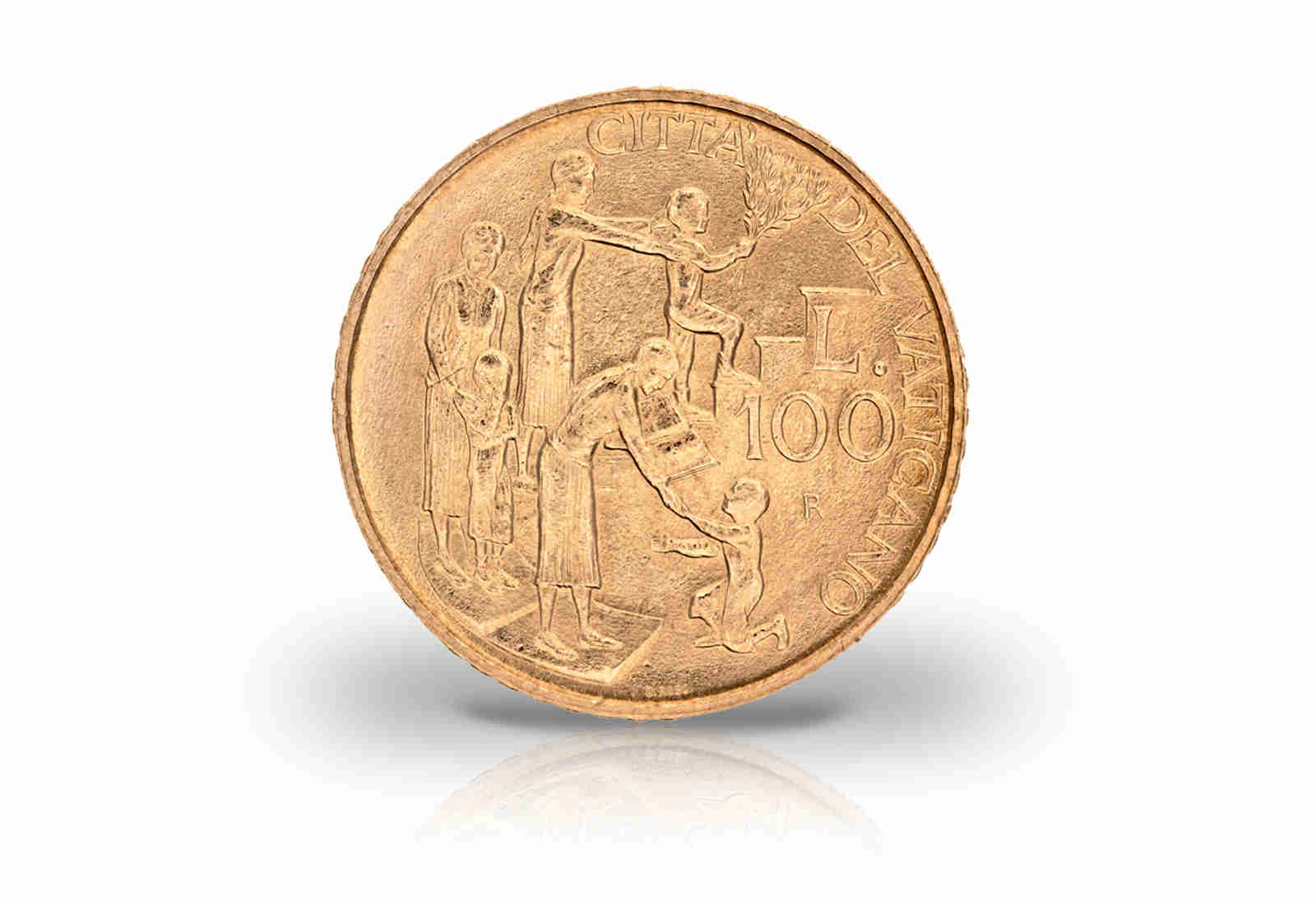 100 Lire 1996 Vatikan Papst Johannes Paul II. Vatikanstadt