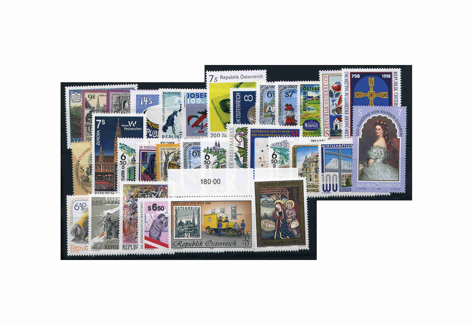 Briefmarken Österreich Jahrgang 1998 Michel-Nr. 2240-2271 postfrisch