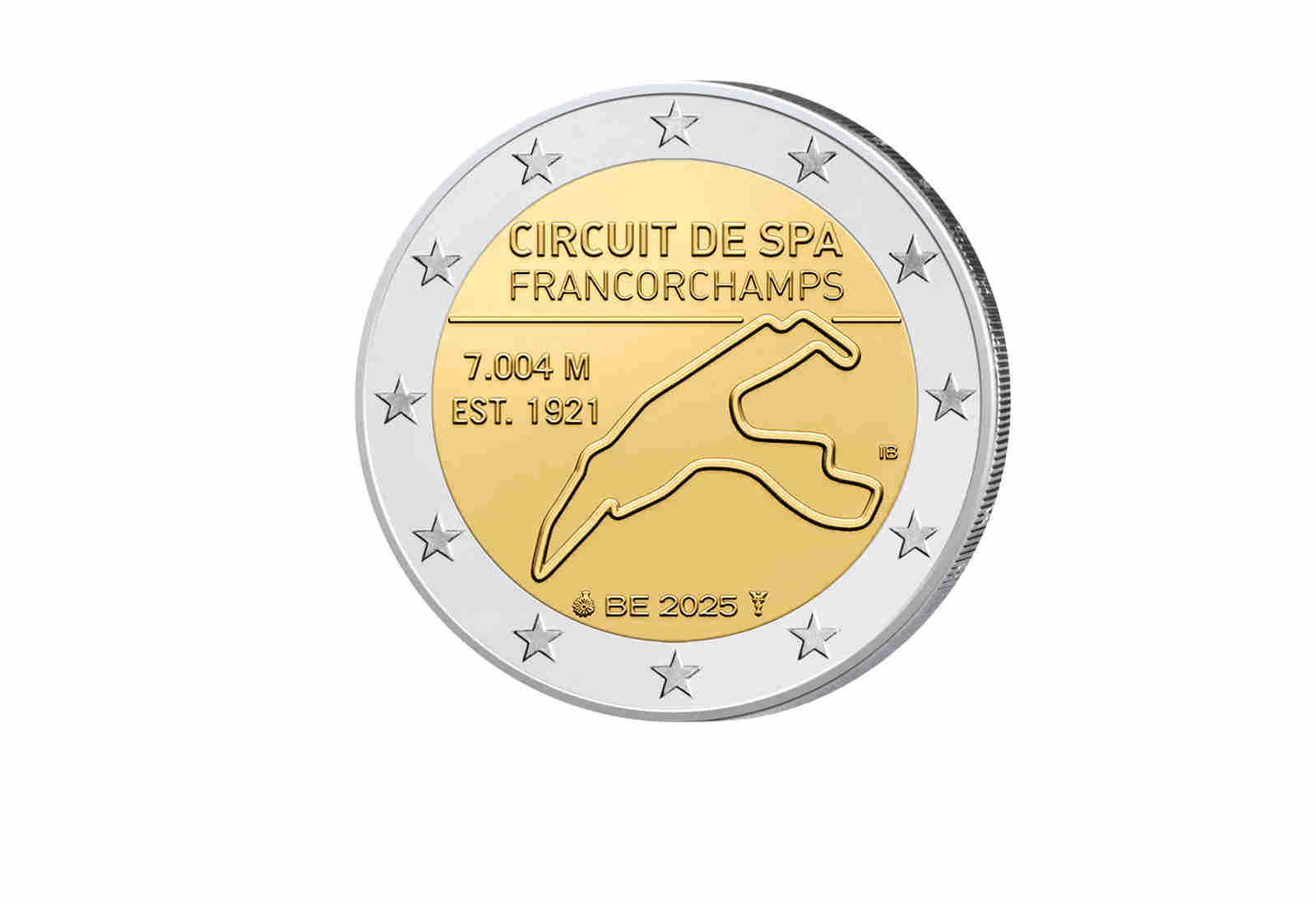 2 Euro 2025 Belgien Rennstrecke Spa-Francorchamps st in Coincard