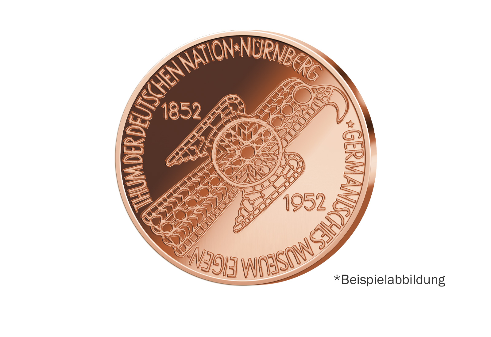 Neuprägung 1 oz 999/1000 Kufper Die Ersten Fünf Germanisches Museum J. 388